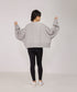 Women's Cropped Oversized Sweatshirt